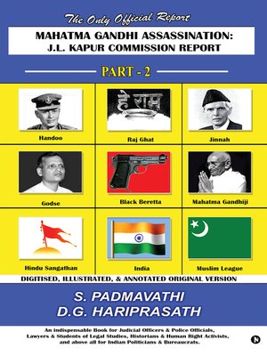 cover image of Mahatma Gandhi Assassination: J.L. Kapur Commission Report - Part - 2